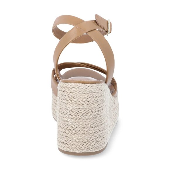 Madden NYC Women’s Strappy Wedge Sandals, Size 8.5, Medium Width, 3.82" Heel - Picture 4 of 6